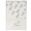 F12626: Baby Hooded Towel/Robe With Zebra Print Hood- White Trim